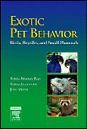 Exotic Pet Behavior (13-978-1-4160-0009-9)