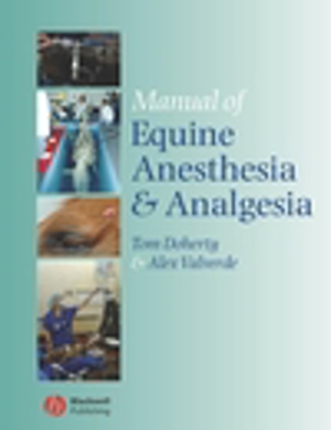 Equine Anesthesia and Analgesia 8240