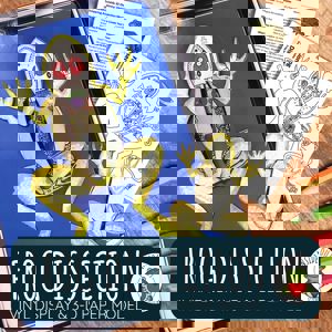 Frog Dissection (Vinyl Display & 3 D Paper Model)