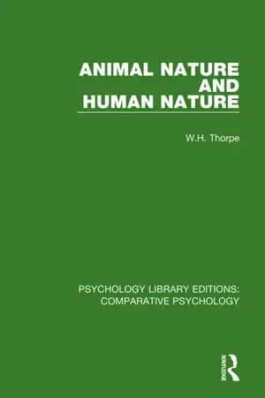 Animal Nature And Human Nature Animal Nature And Human Nature